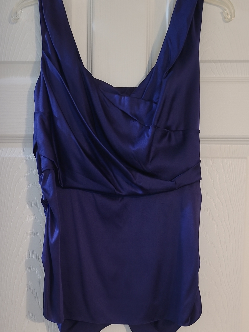 Elie Tahari Cobalt Blue Silk Top Size L